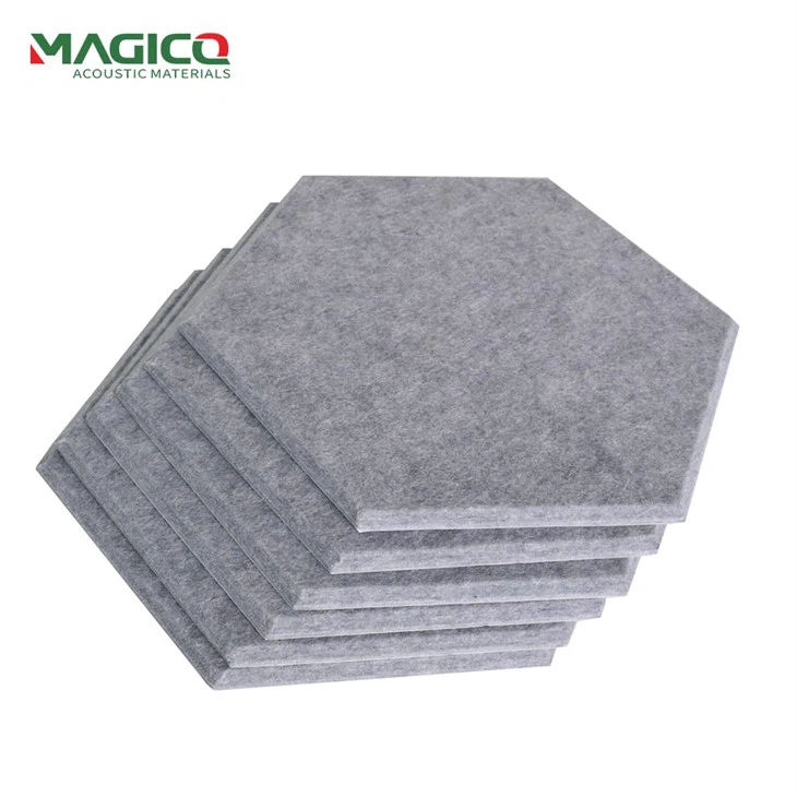 Self-Adhesive-hexagon-pet-felt-wall-panels factory